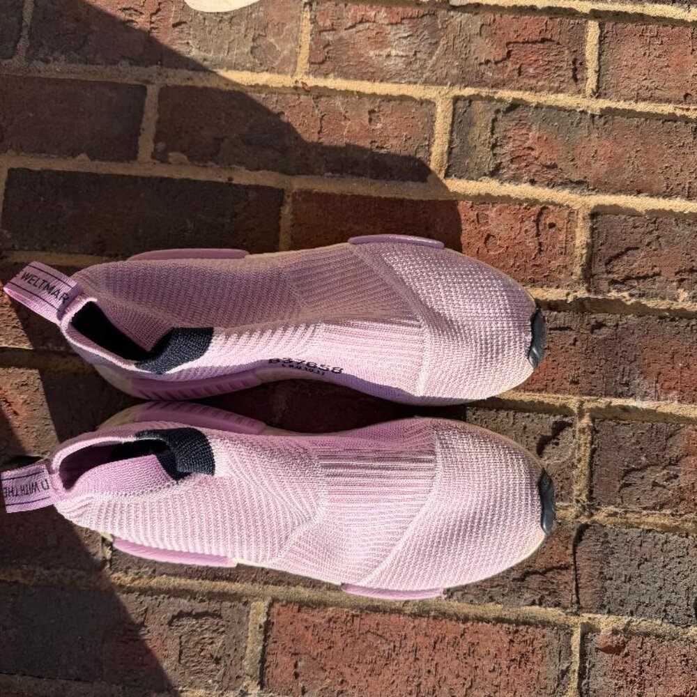 Adidas Lilac/pink-ish Nmd_Cs1 Primeknit Sneakers Casual Shoes B37658 Size 9.5